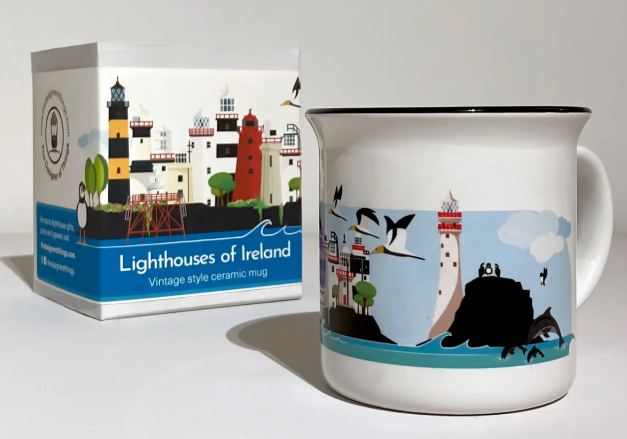 Mug - Lighthouses of Ireland by Designer of Things
