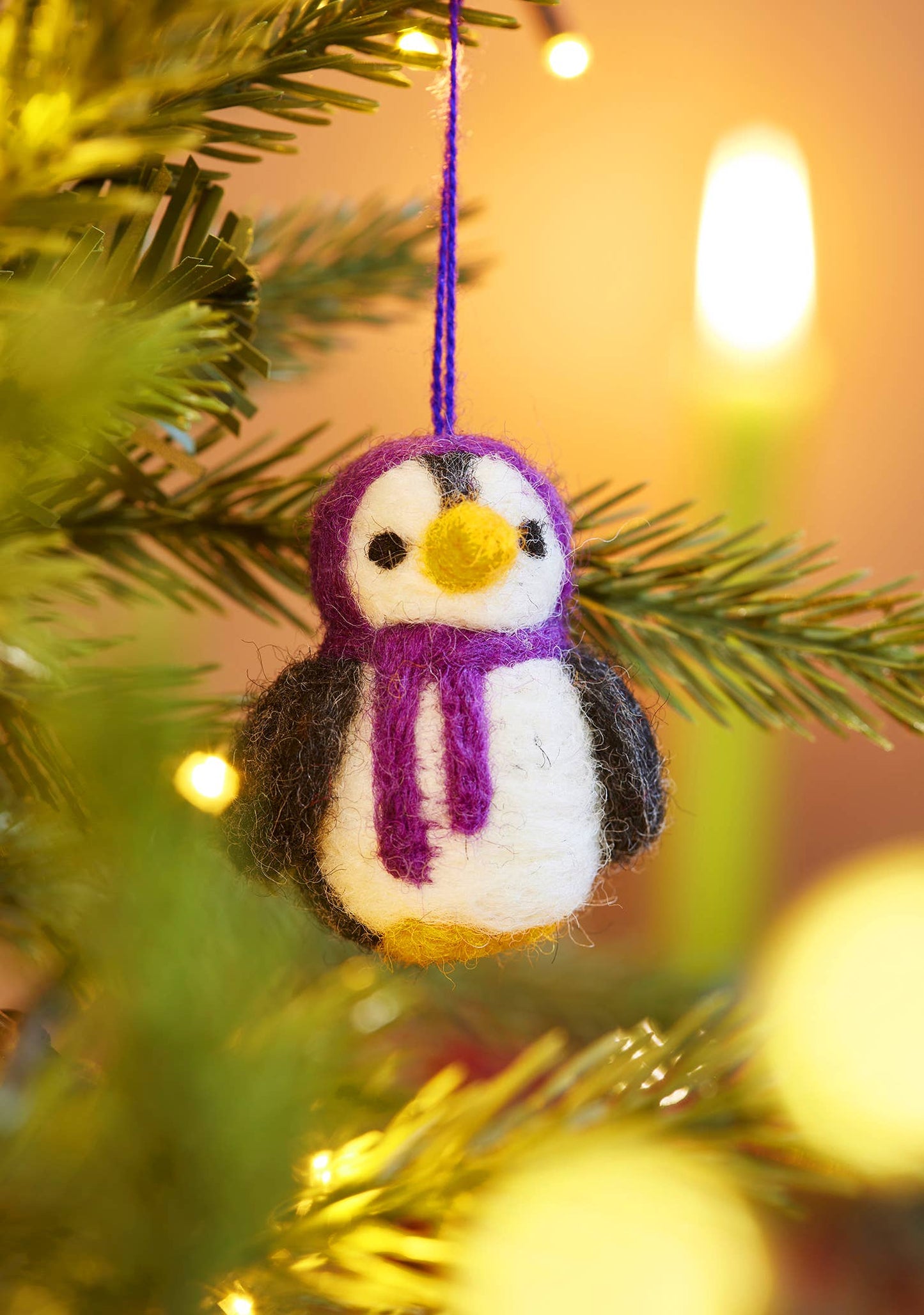 Felt Penguin Decorations - Fair Trade