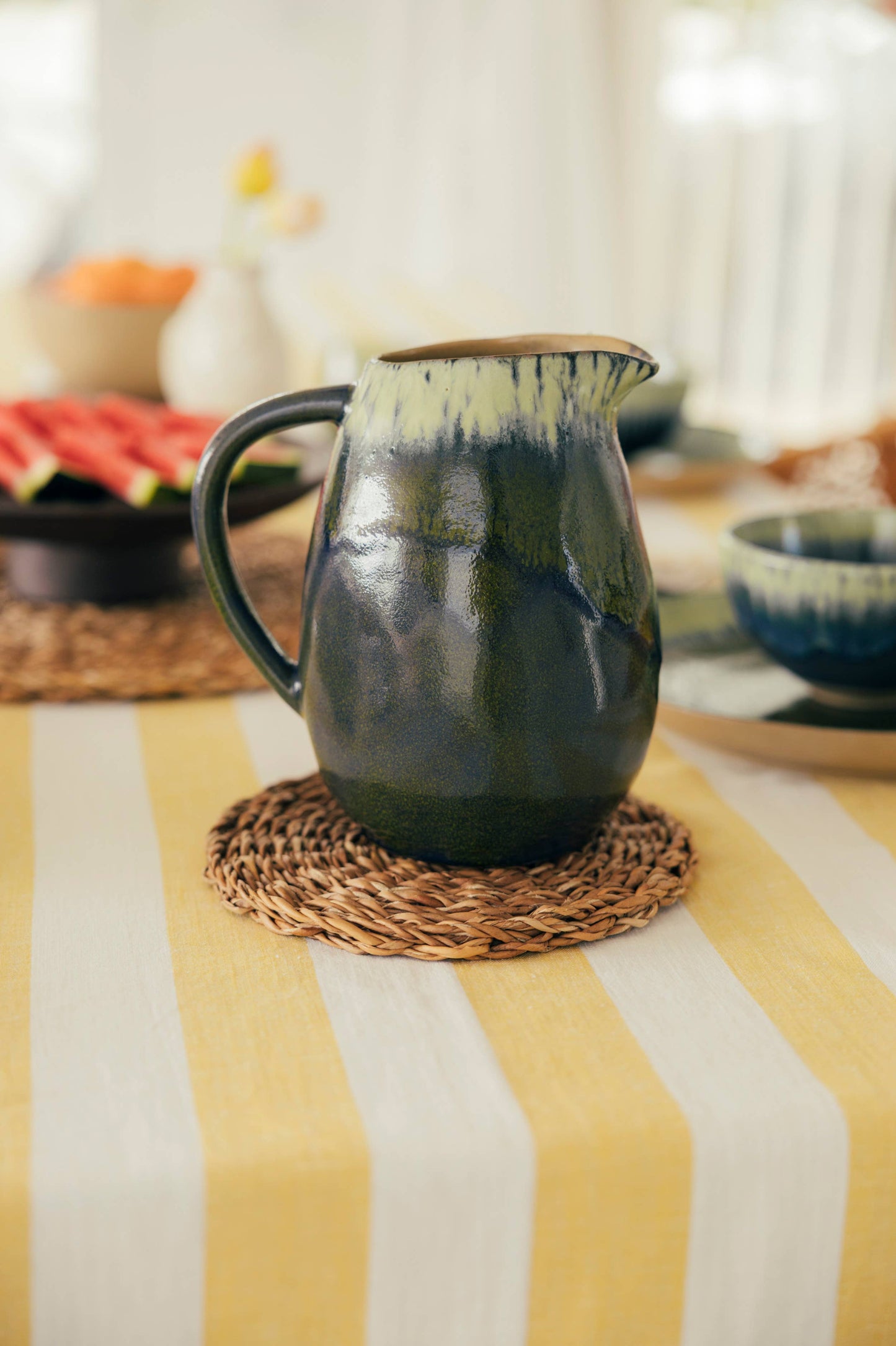 Ceramic Jug - dark & light