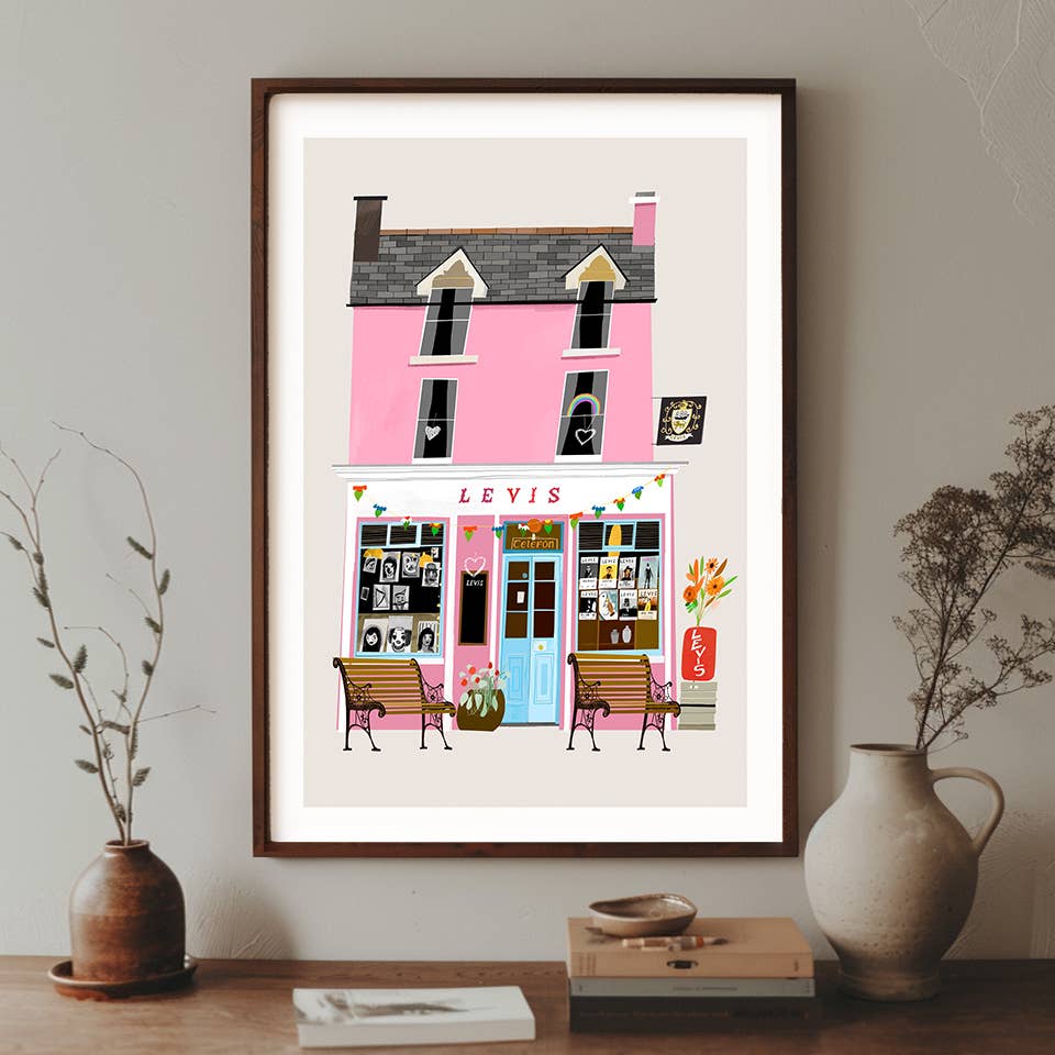 Levis, Ballydehob, Cork, Ireland, Art Print
