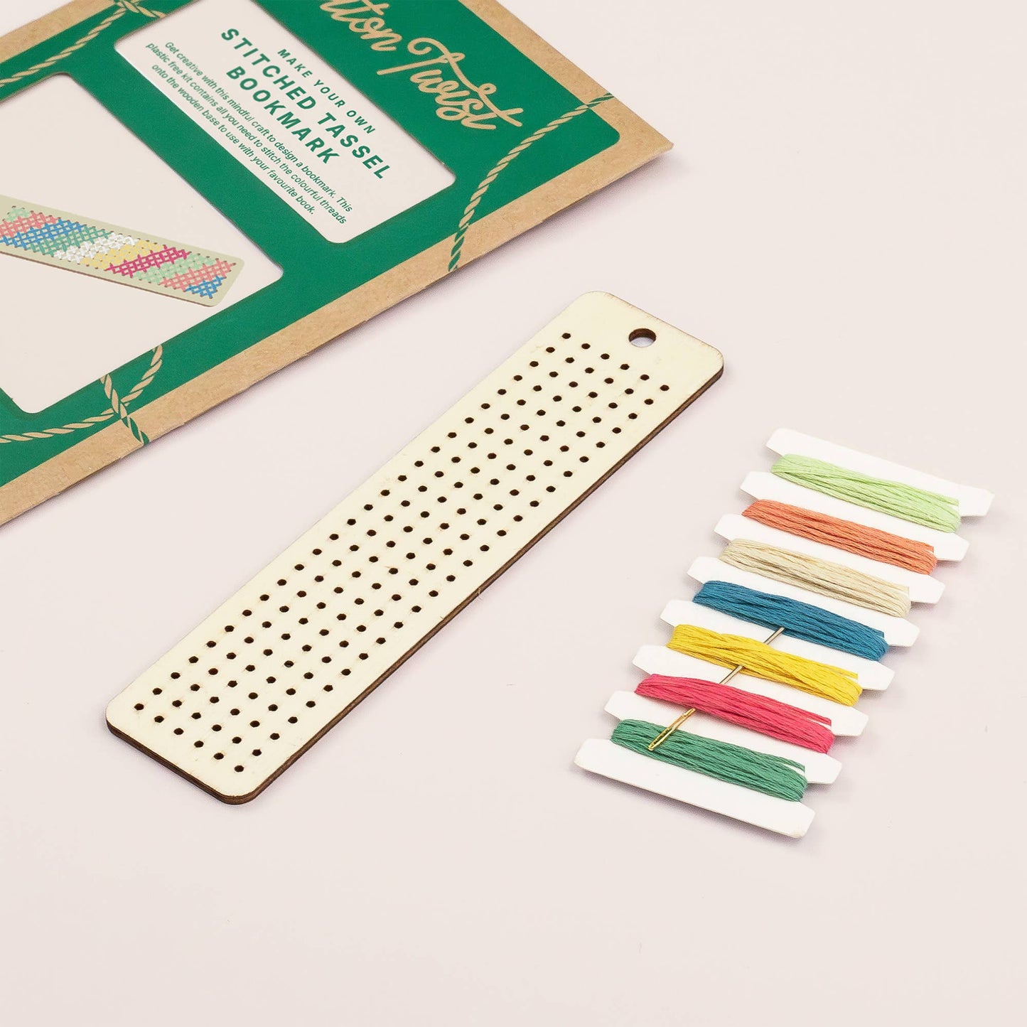 DIY Craft Kit - Kids: Make Your Own Stitched Tassel Bookmark