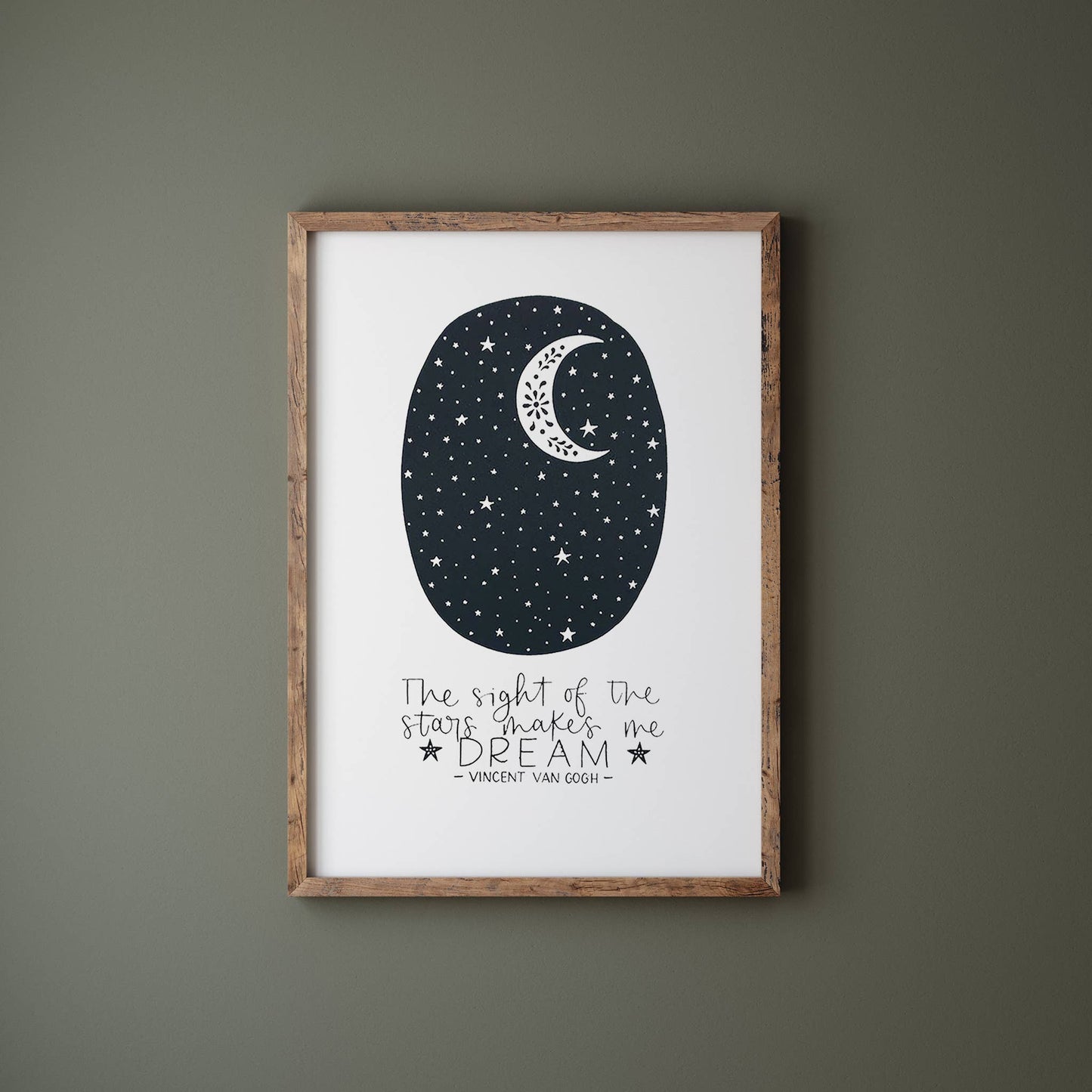 The sight of the stars... | A4 Screenprint
