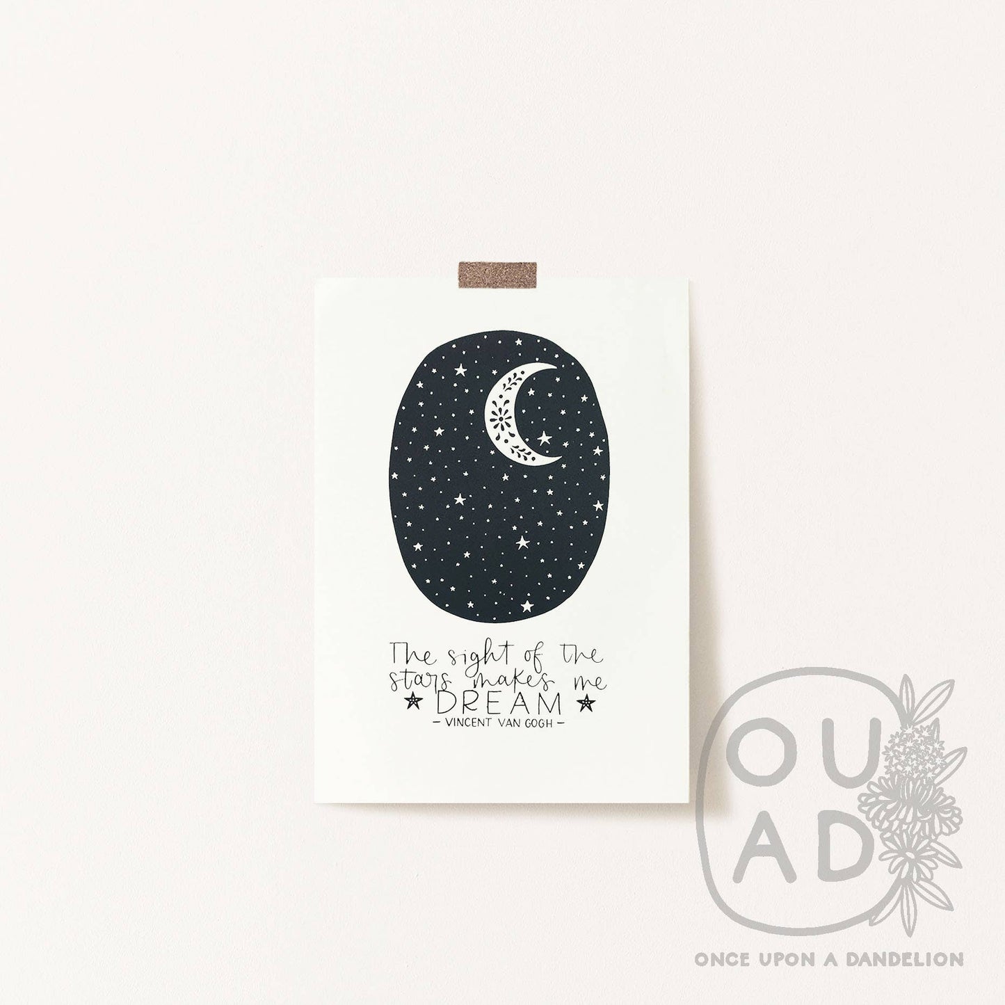 The sight of the stars... | A4 Screenprint