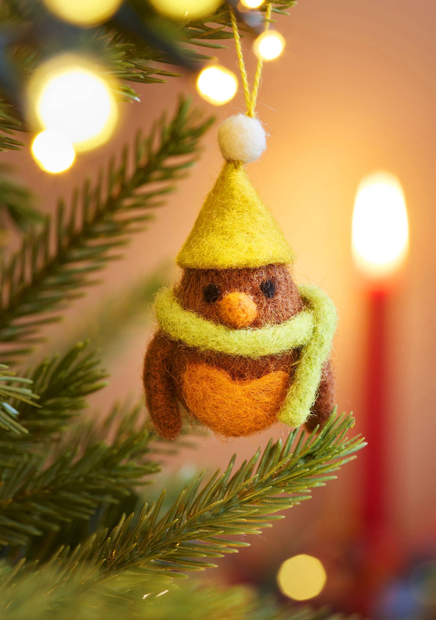 Felt Robin Decorations - Fair Trade