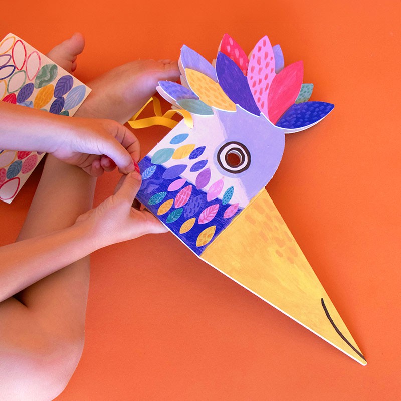 Be Wild! Bird Mask & Stickers Set