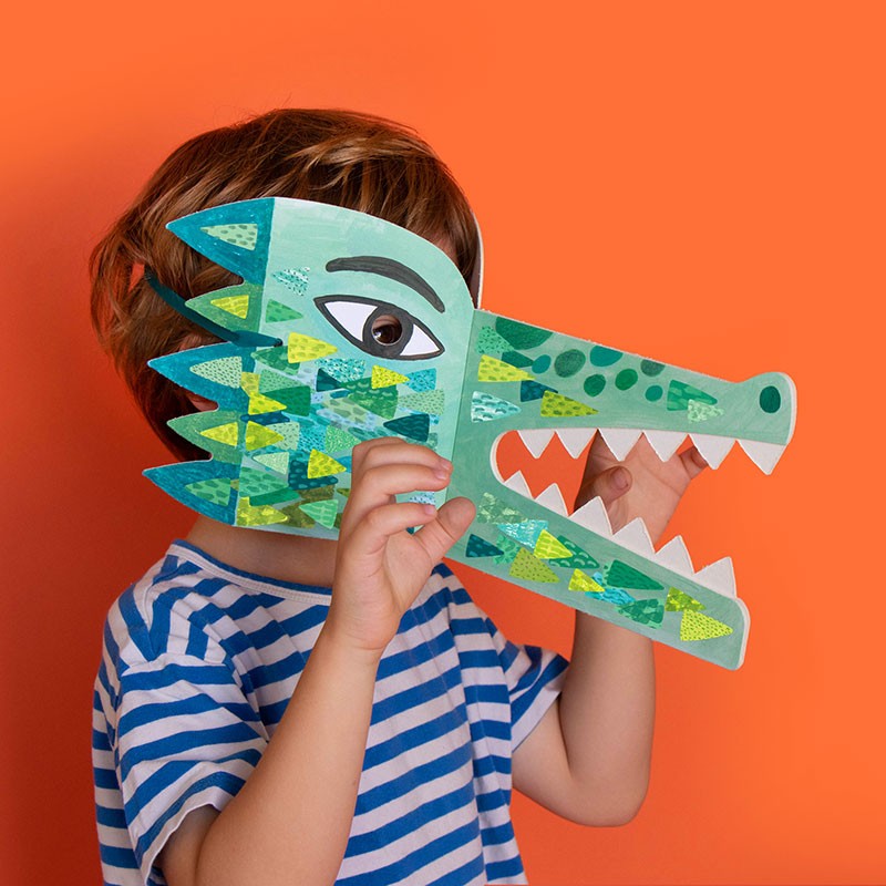 Be Wild! Crocodile Mask & Stickers Set