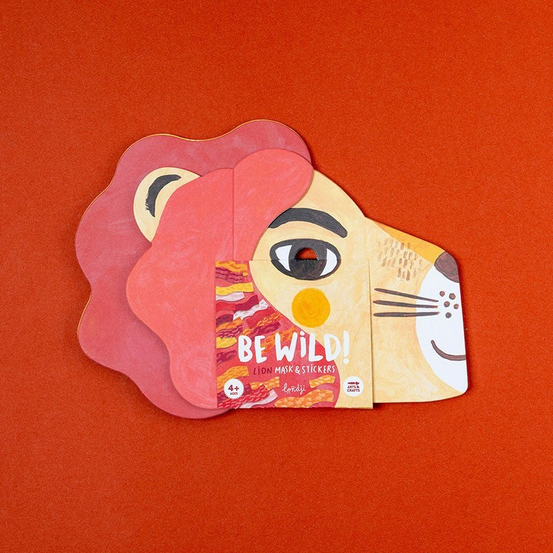 Be Wild! Lion Mask & Stickers Set