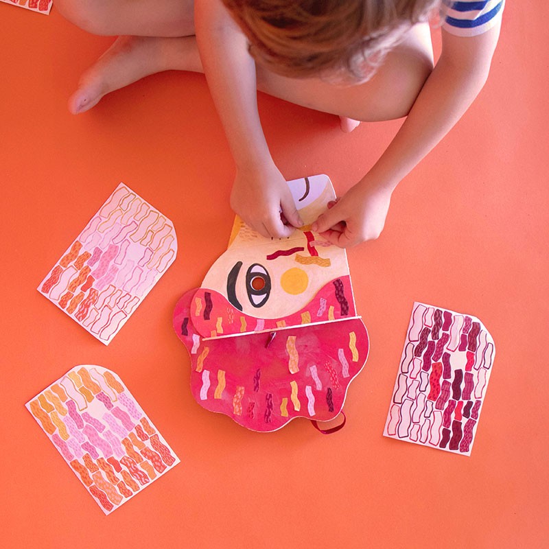 Be Wild! Lion Mask & Stickers Set