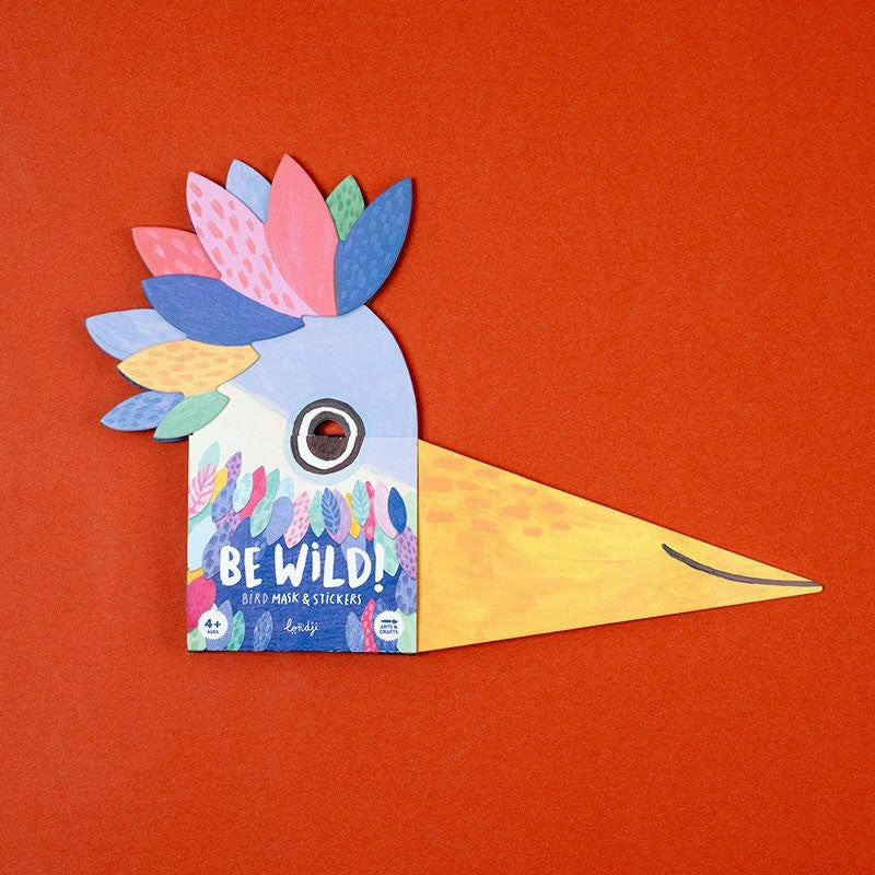Be Wild! Bird Mask & Stickers Set
