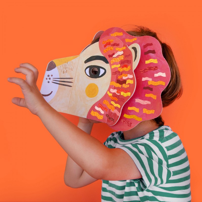 Be Wild! Lion Mask & Stickers Set