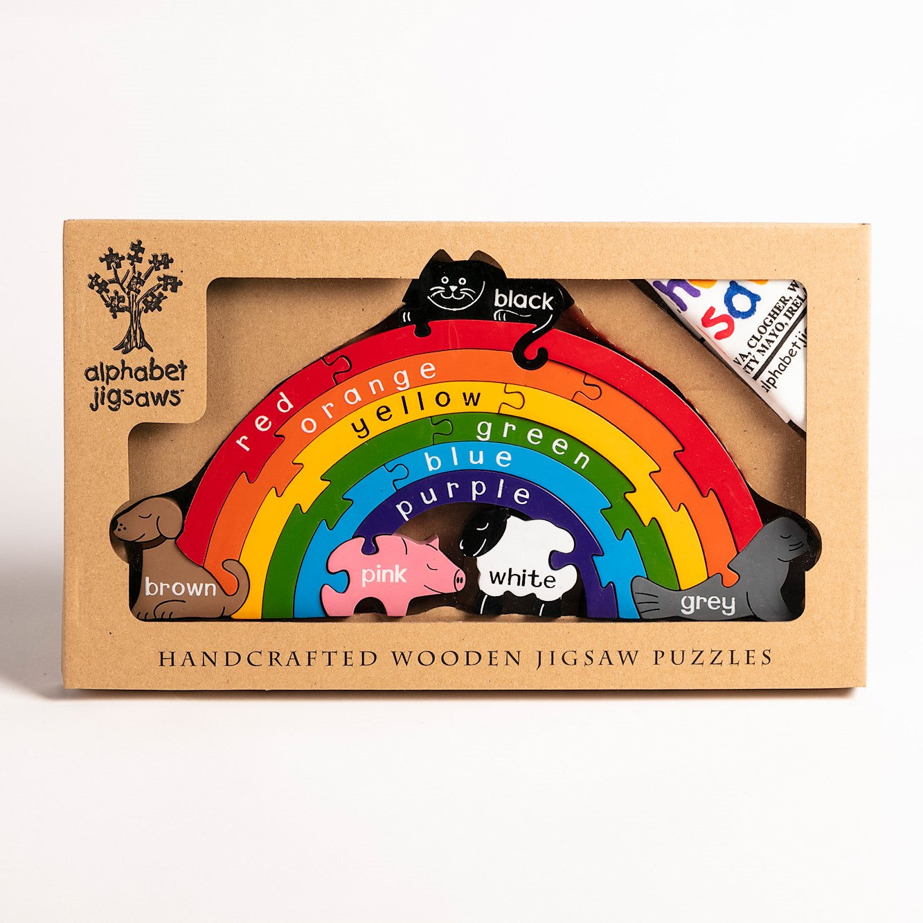 Rainbow wooden jigsaw