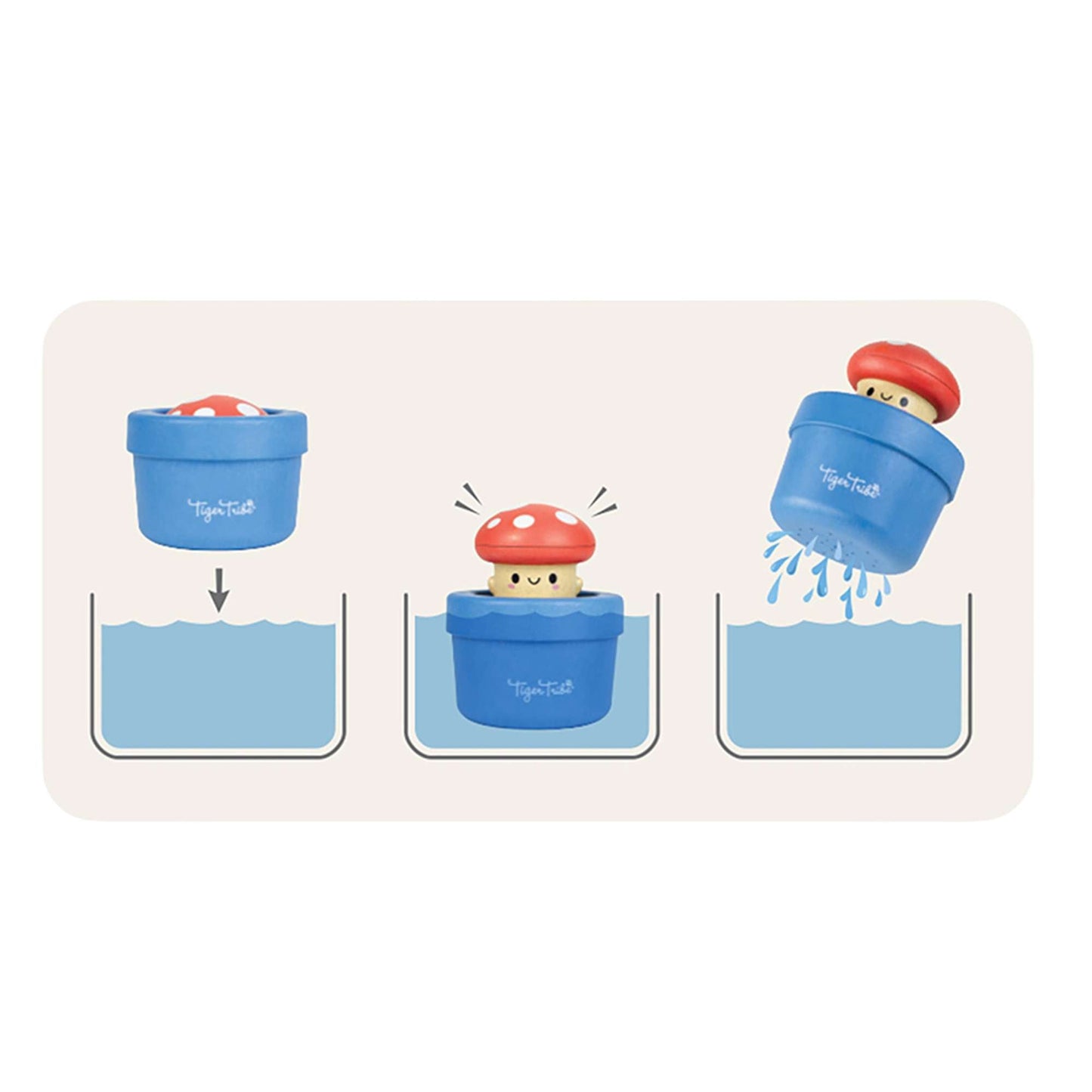 Mushroom bath toy