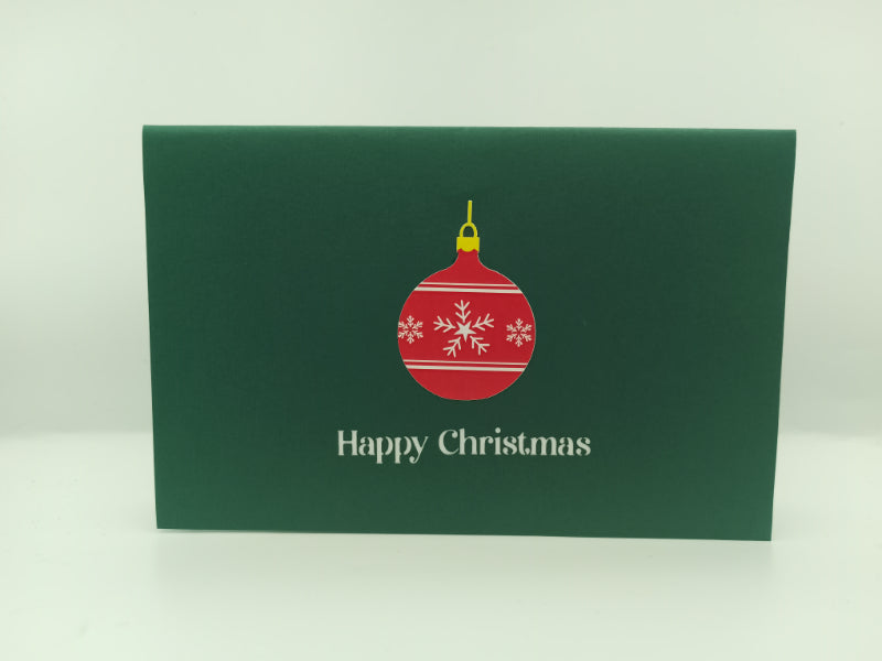Christmas Bauble Pop-up card