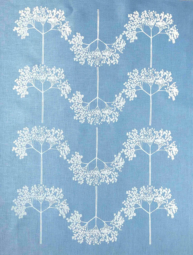 Elderflower Linen Tea Towel