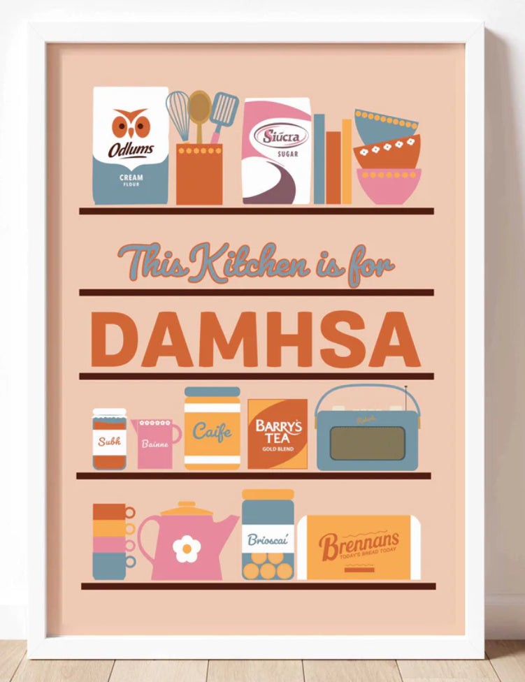 The Kitchen Is For Damhsa Print