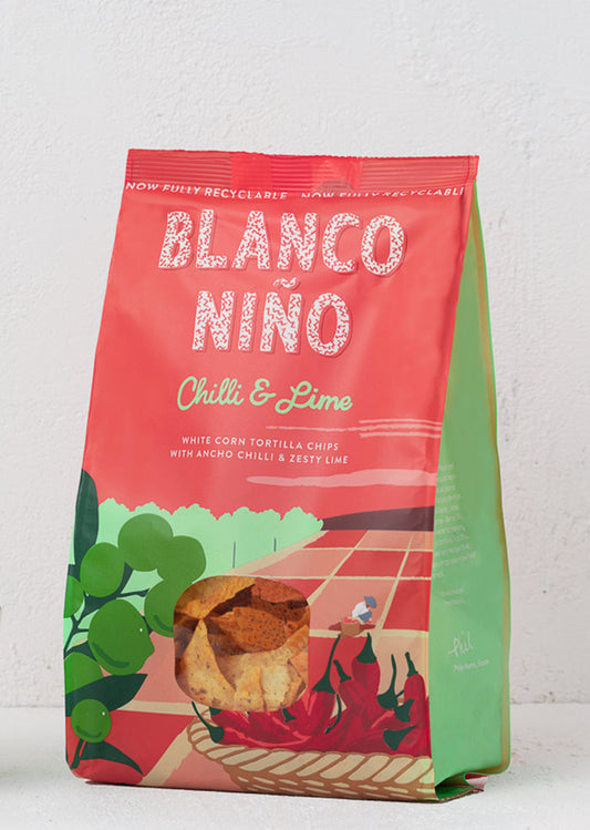 Chilli & Lime Tortilla Chips - Blanco Nino