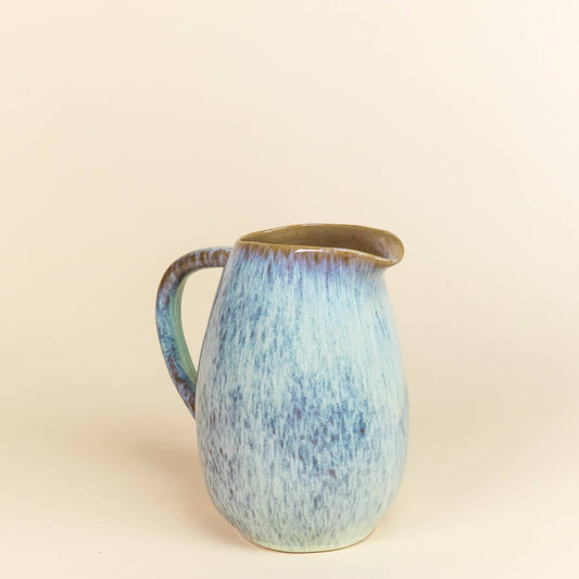 Ceramic jug - ocean foam