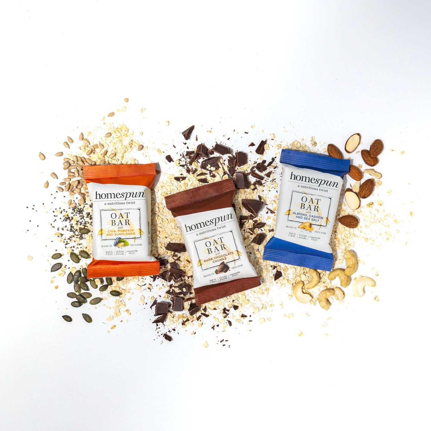 Oat bar with Almond, Cashew & Sea salt