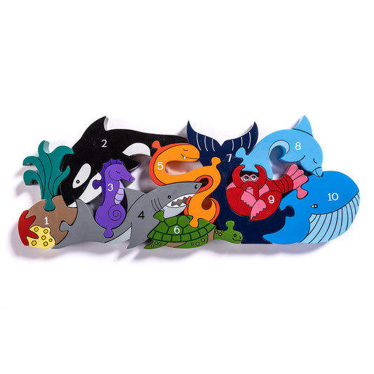 Number ocean jigsaw