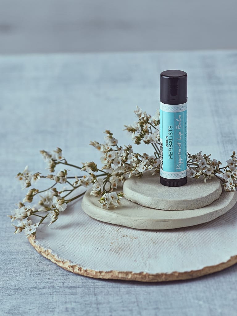 Peppermint lip balm