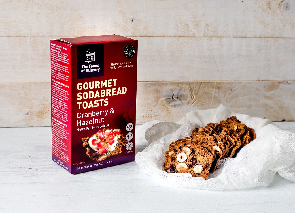 Cranberry & Hazelnut Toasts (Gluten Free)