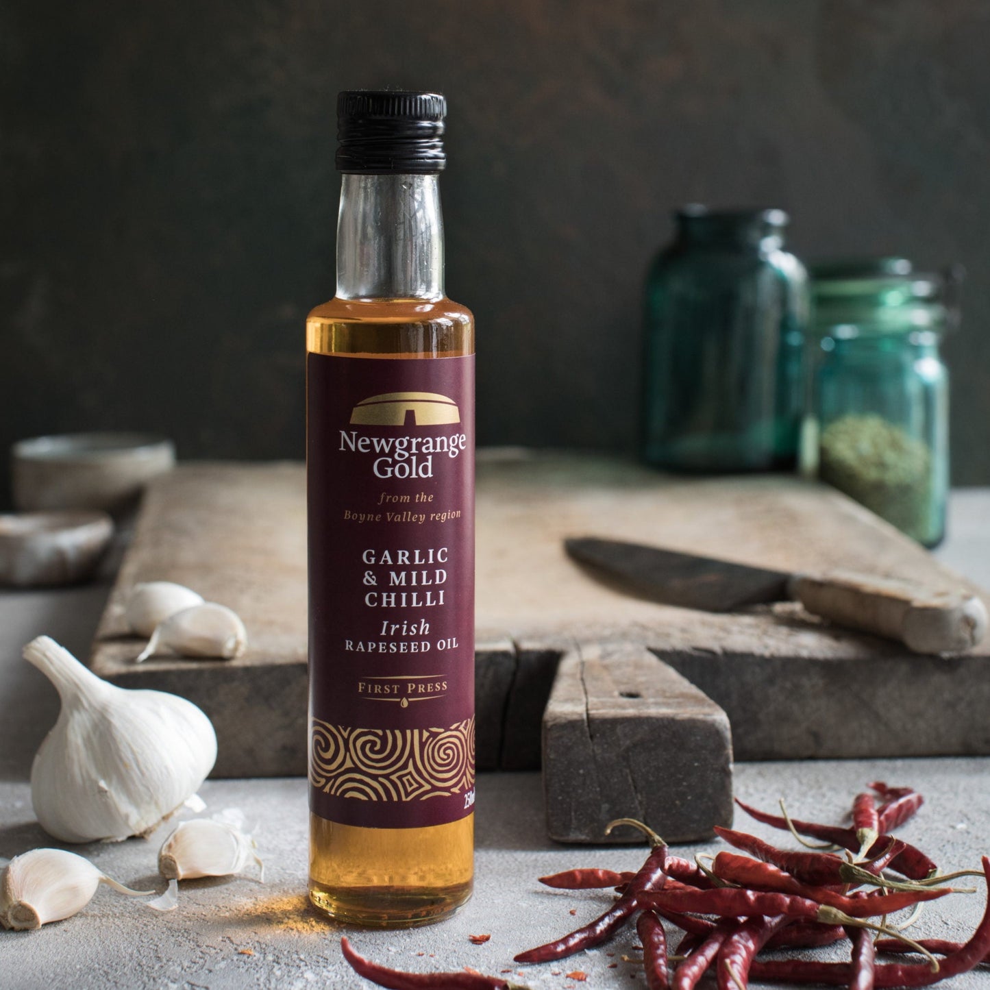 Chilli & Garlic cold-pressed Rapeseed oil