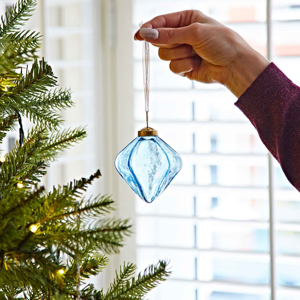 Recycled glass bauble