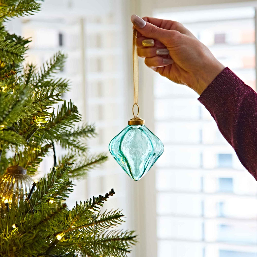 Recycled glass bauble
