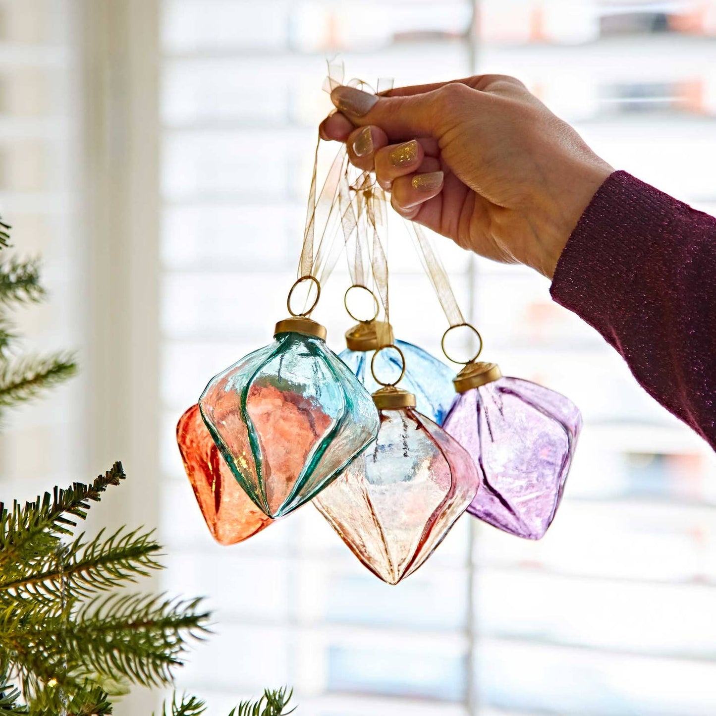 Recycled glass bauble