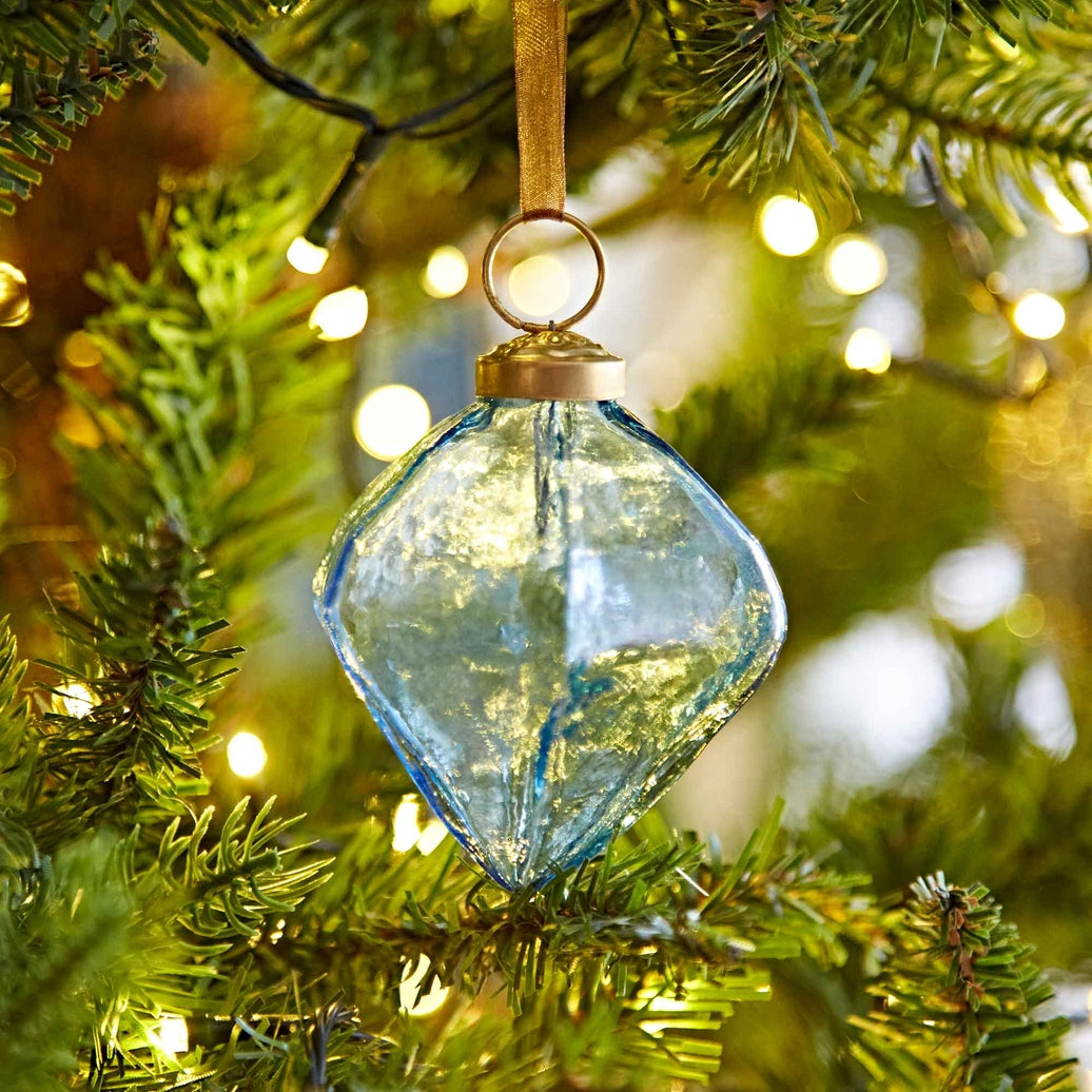 Recycled glass bauble