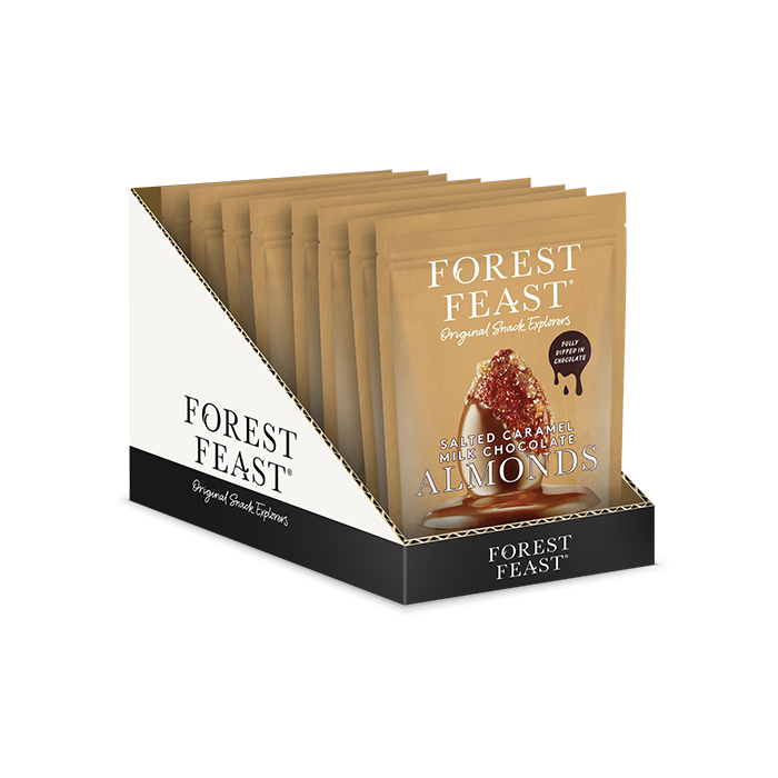Forest Feast - Almonds Salted Caramel Milk Chocolate (Gluten Free)