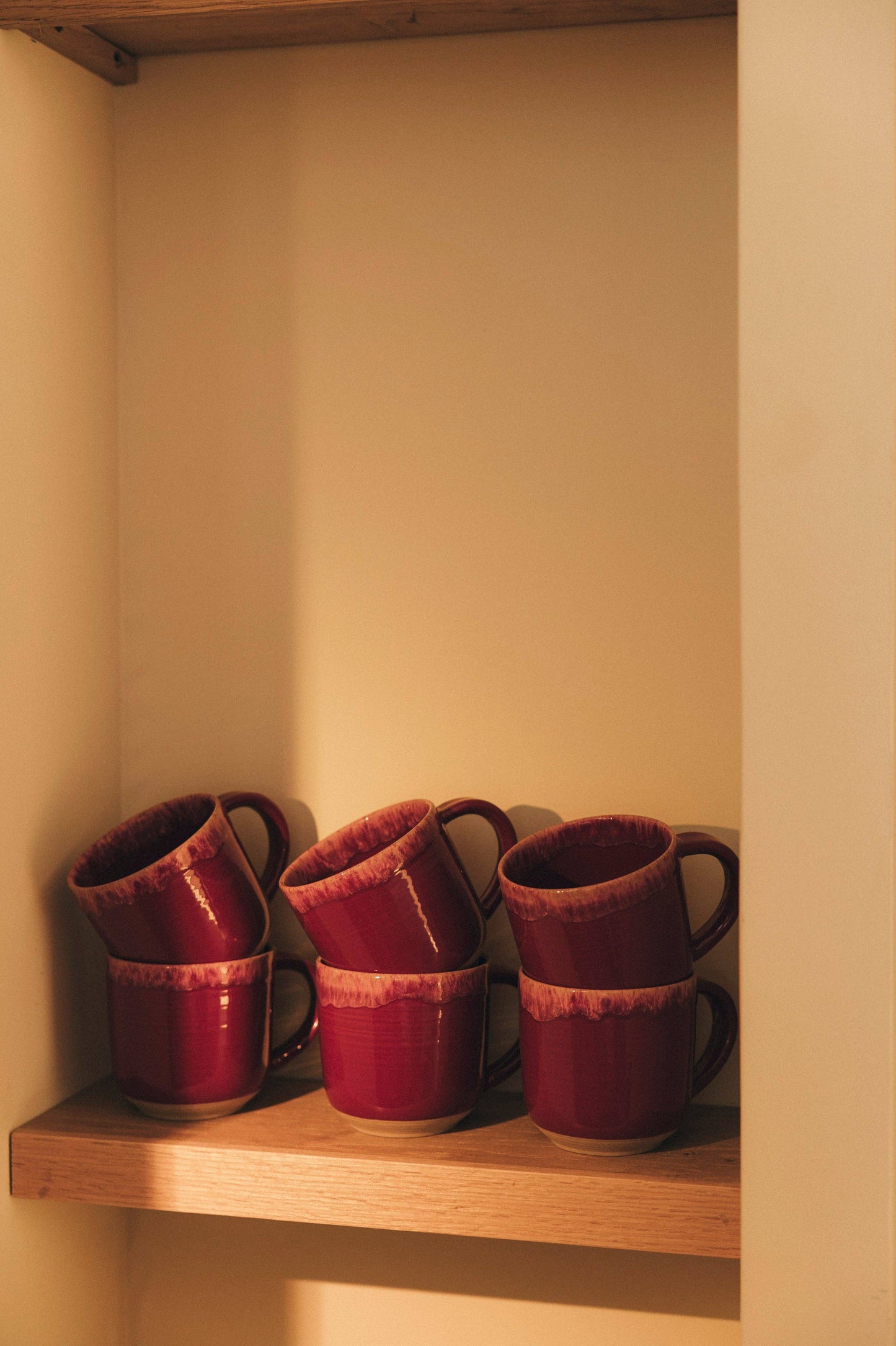 The Big Mug - warm reds