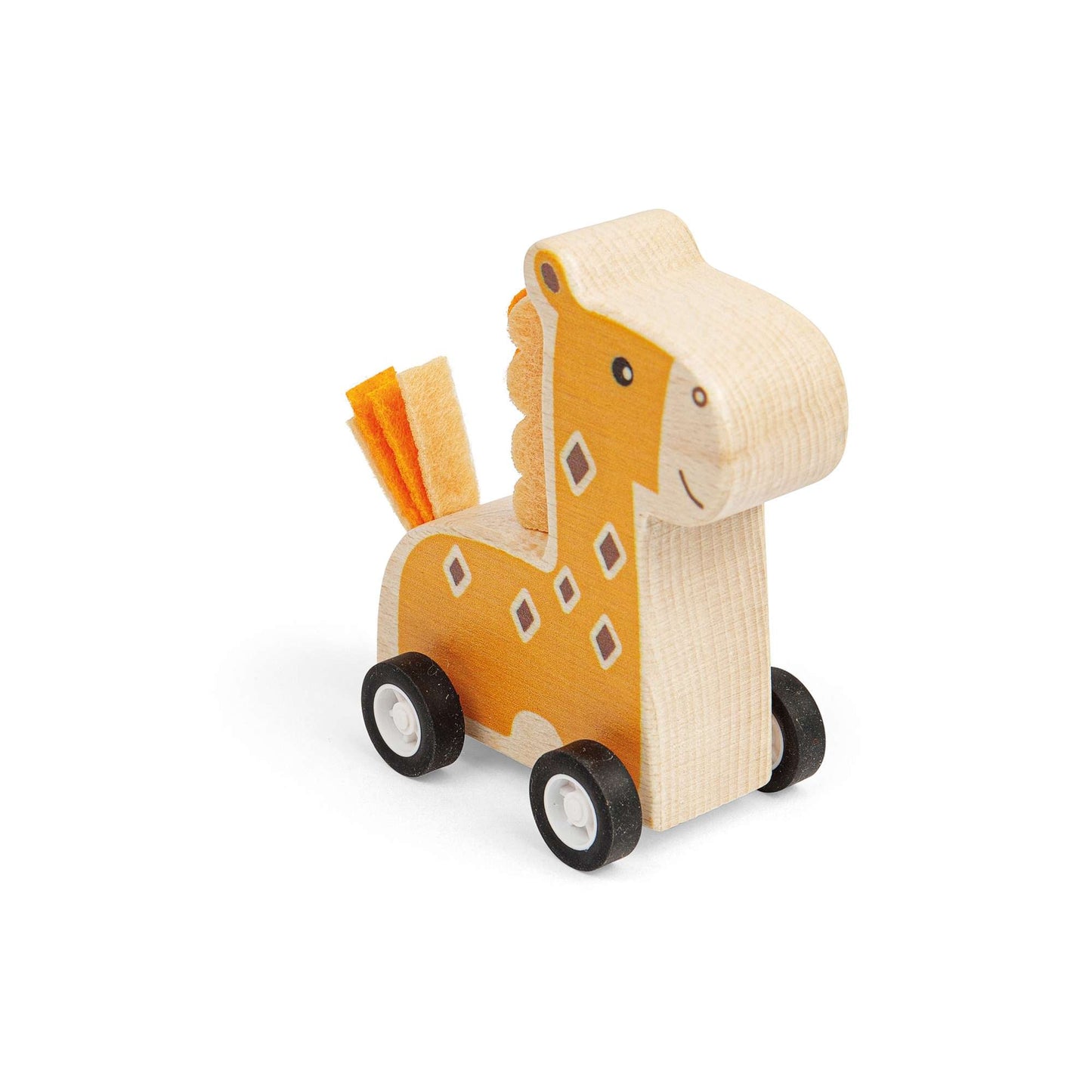 Wooden animal pull-backs