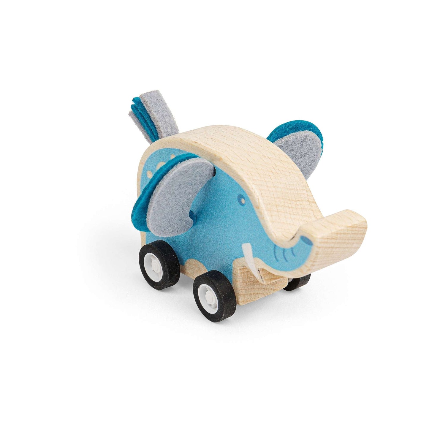 Wooden animal pull-backs