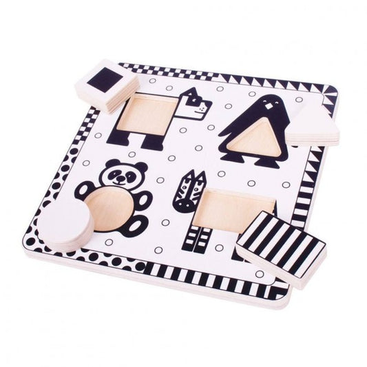 Animals black & white puzzle