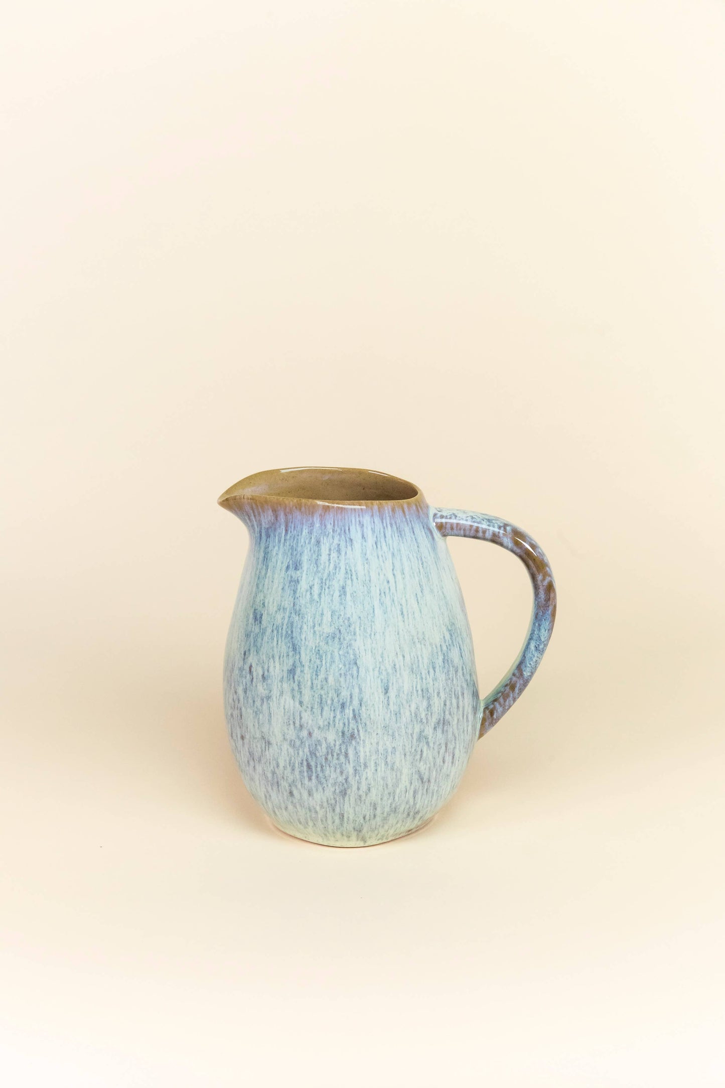 Ceramic jug - ocean foam