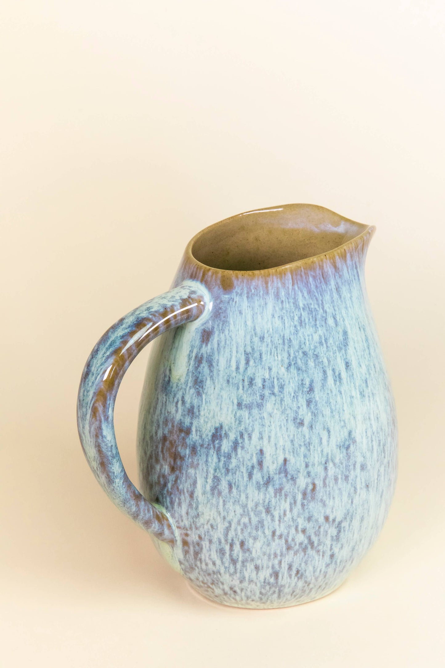 Ceramic jug - ocean foam