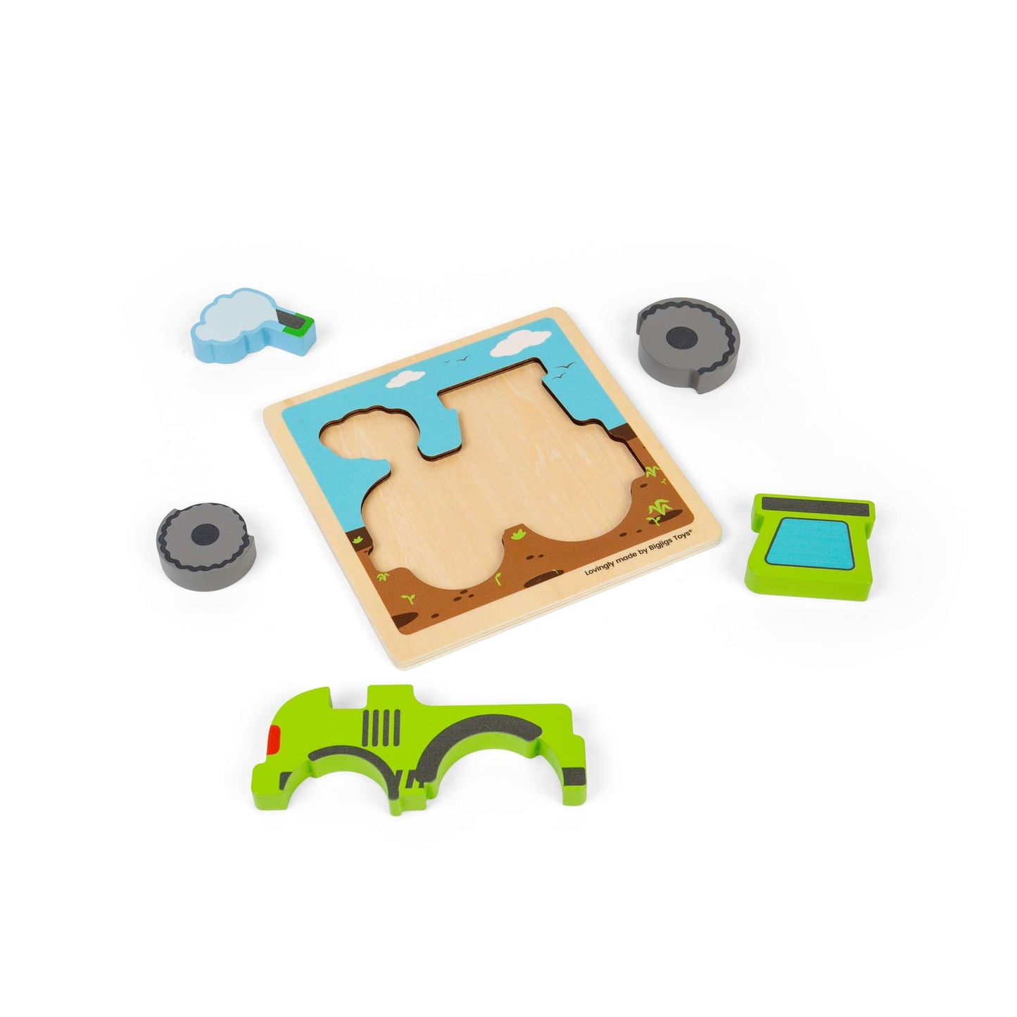 Chunky Lift out tractor puzzle