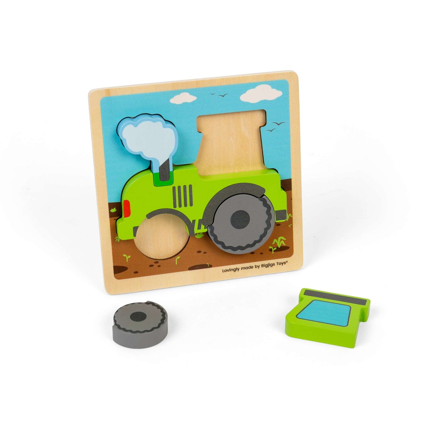 Chunky Lift out tractor puzzle