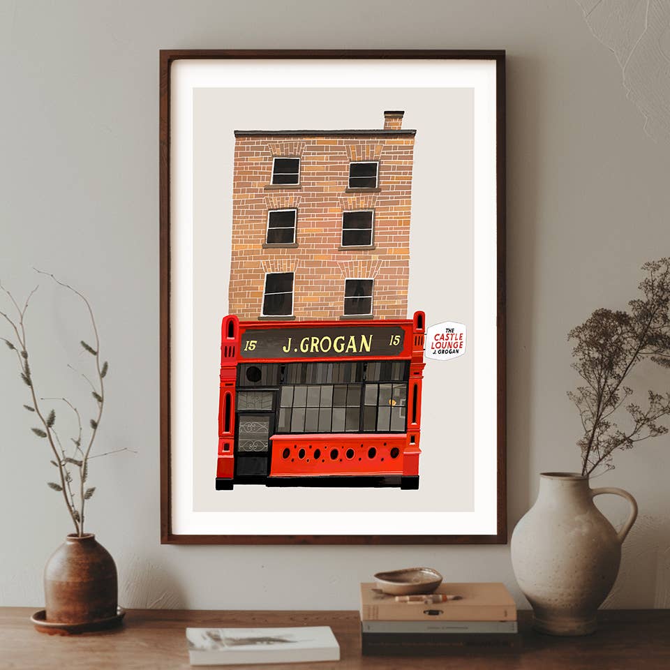 Grogan's Pub, Dublin, Ireland, Art Print