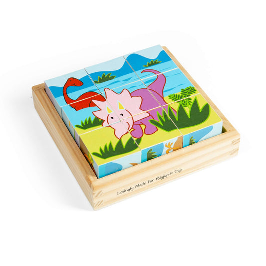 Dinosaur cube puzzle