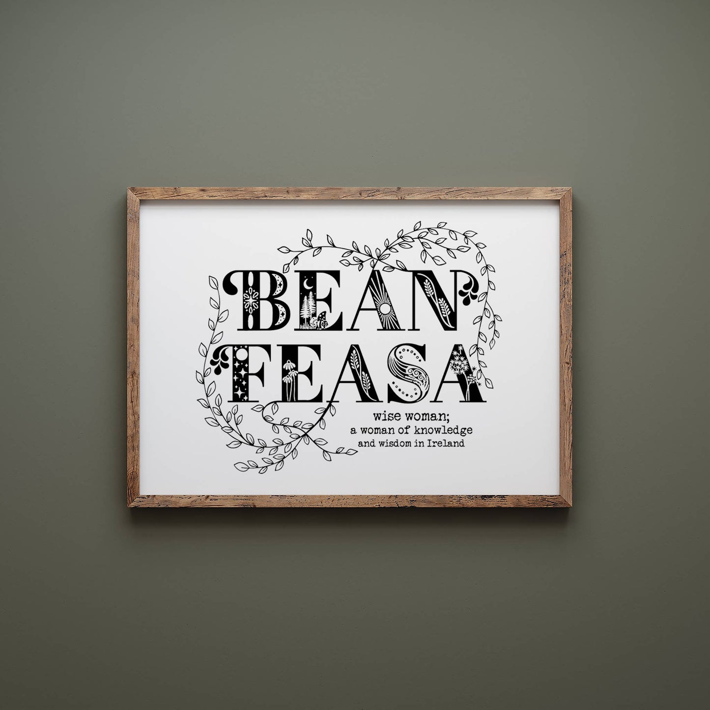 Bean Feasa | Wise woman - screenprint