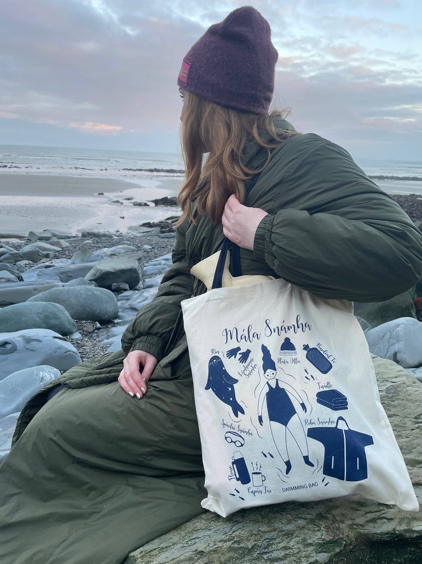 Swimming Tote Bag