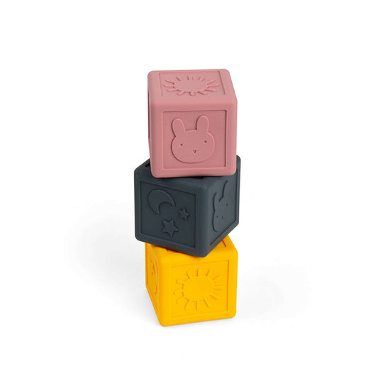 Silicone sensory cubes