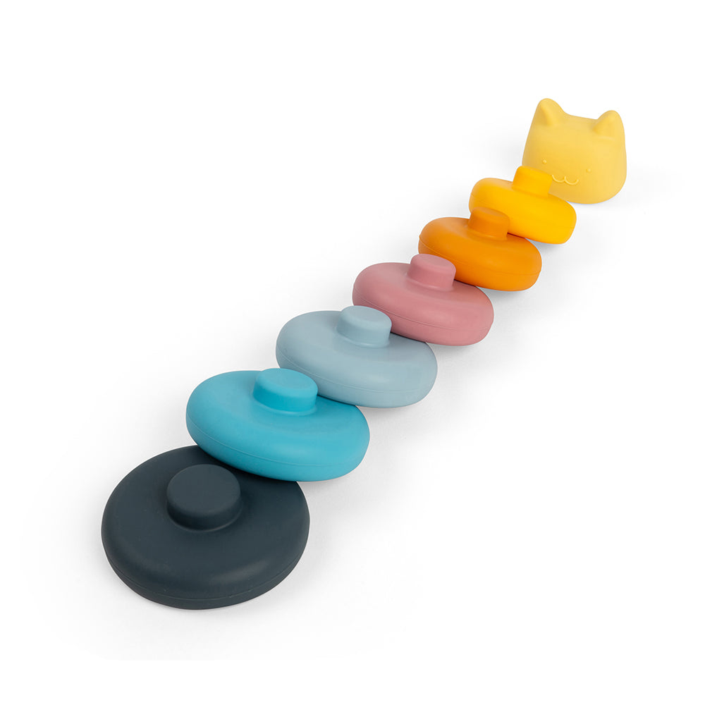 Silicone stacking cat