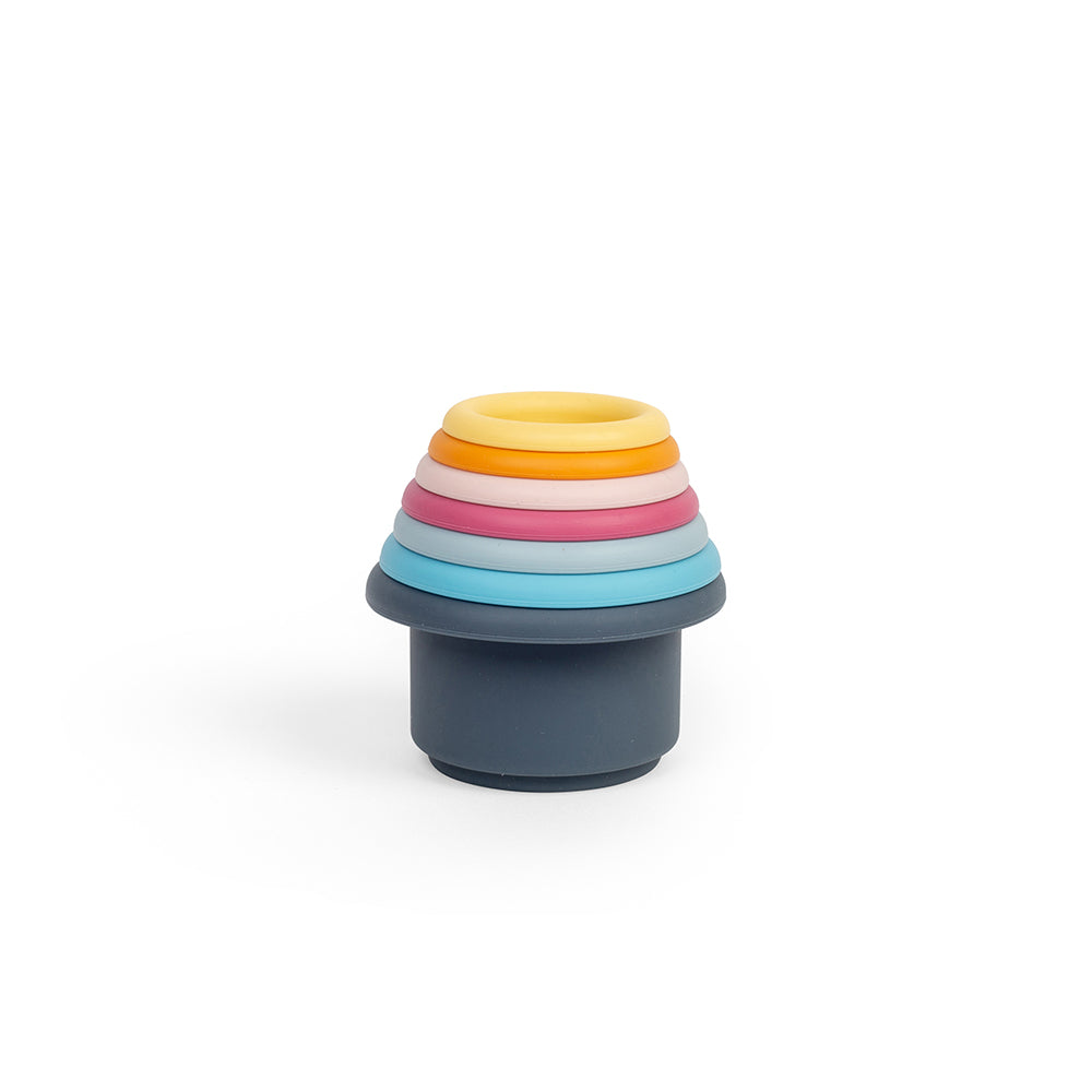 Silicone stacking cups