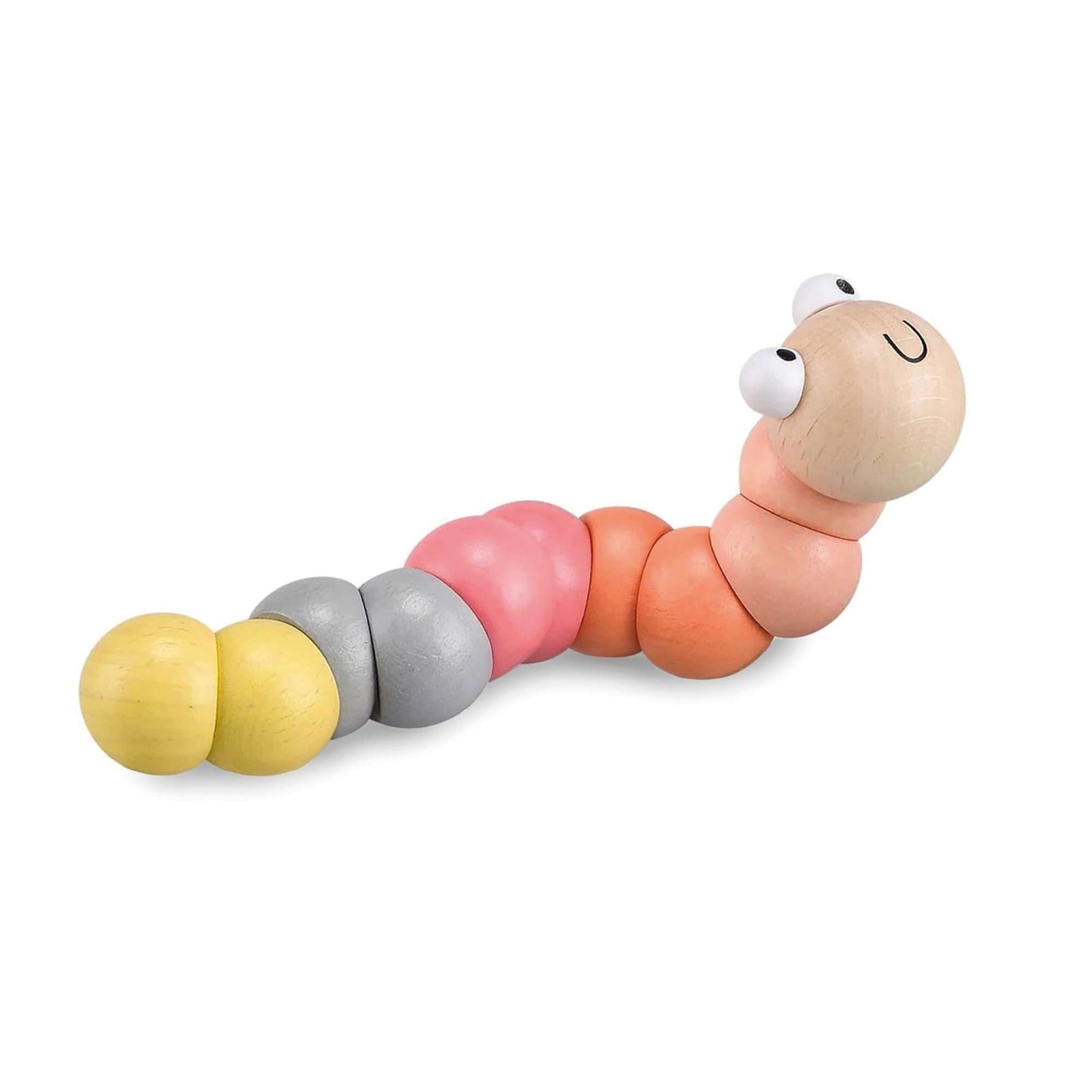 Wiggly worm (pastel colours)