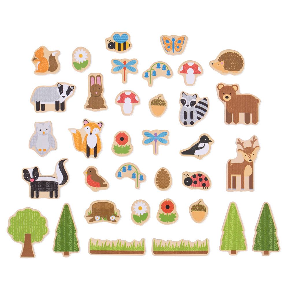 Wooden magnets - FSC certified
