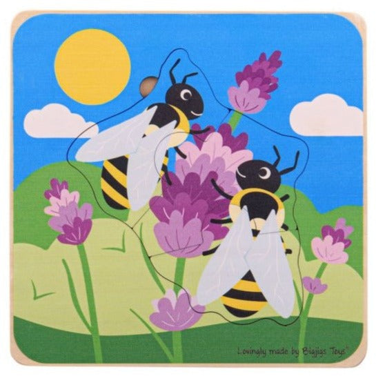 Bee Lifecycle Layer Puzzle