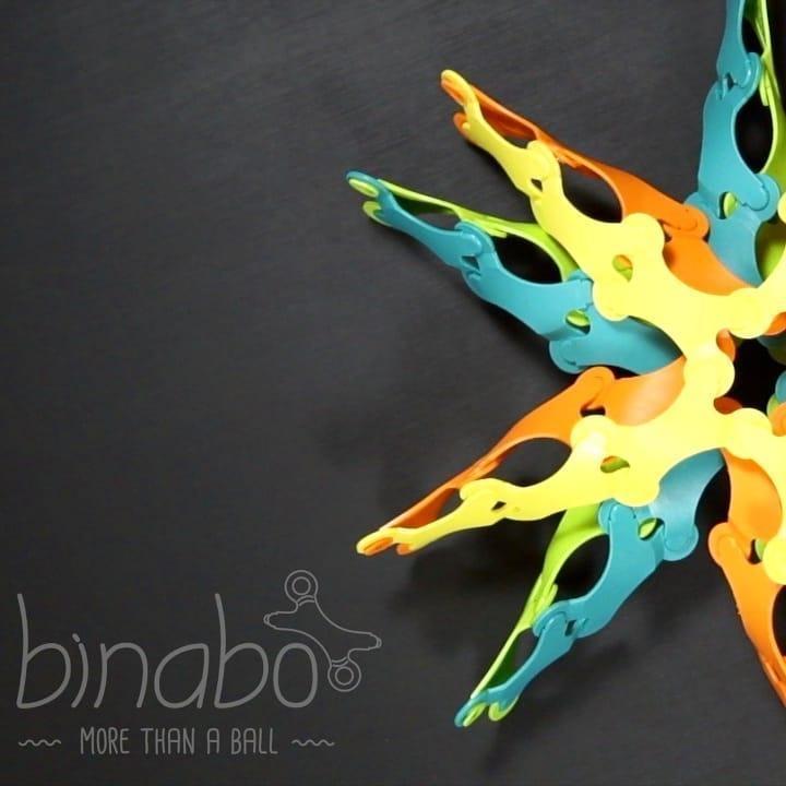 Binabo bio-plastic construction strips 60 pieces